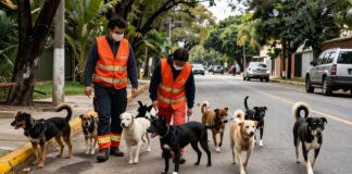 Rescate de 15 perros en el Bosque de Chapultepec