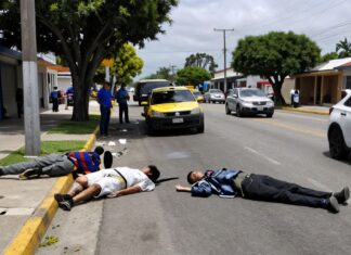 Tres muertos en accidente en Avenida 5 de Mayo