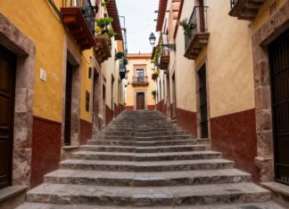 El Callejón del Beso: un rincón histórico en Guanajuato con 19 escalones