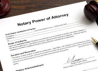 Ejemplo de carta poder notarial con tres cláusulas esenciales