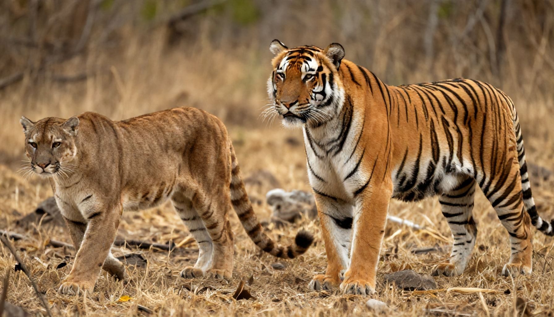 Cómo conviven estos grandes felinos