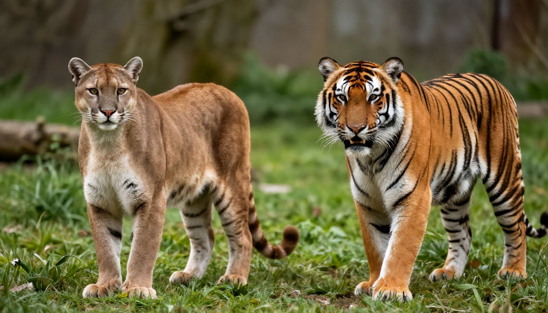 Diferencias clave entre pumas y tigres