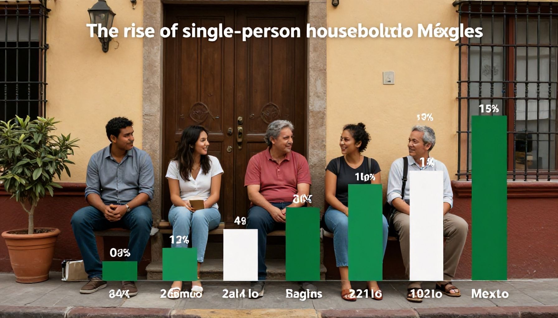 El auge de los hogares unipersonales