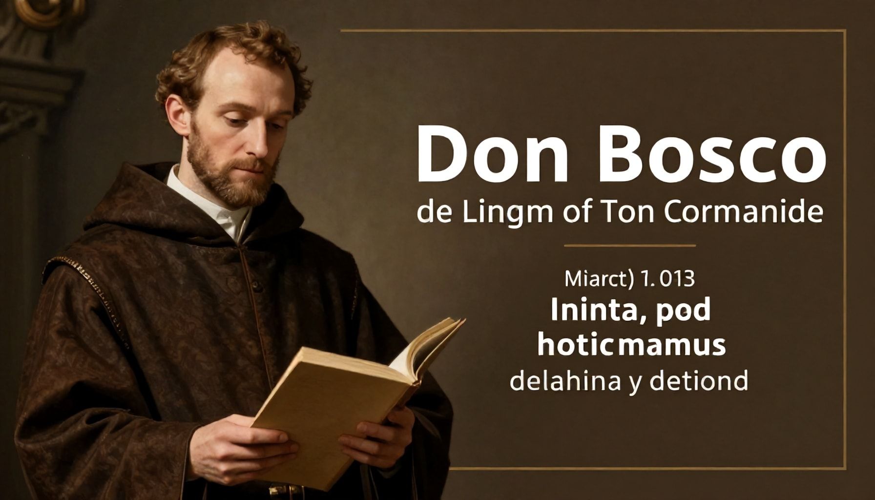 El carisma educativo de Don Bosco