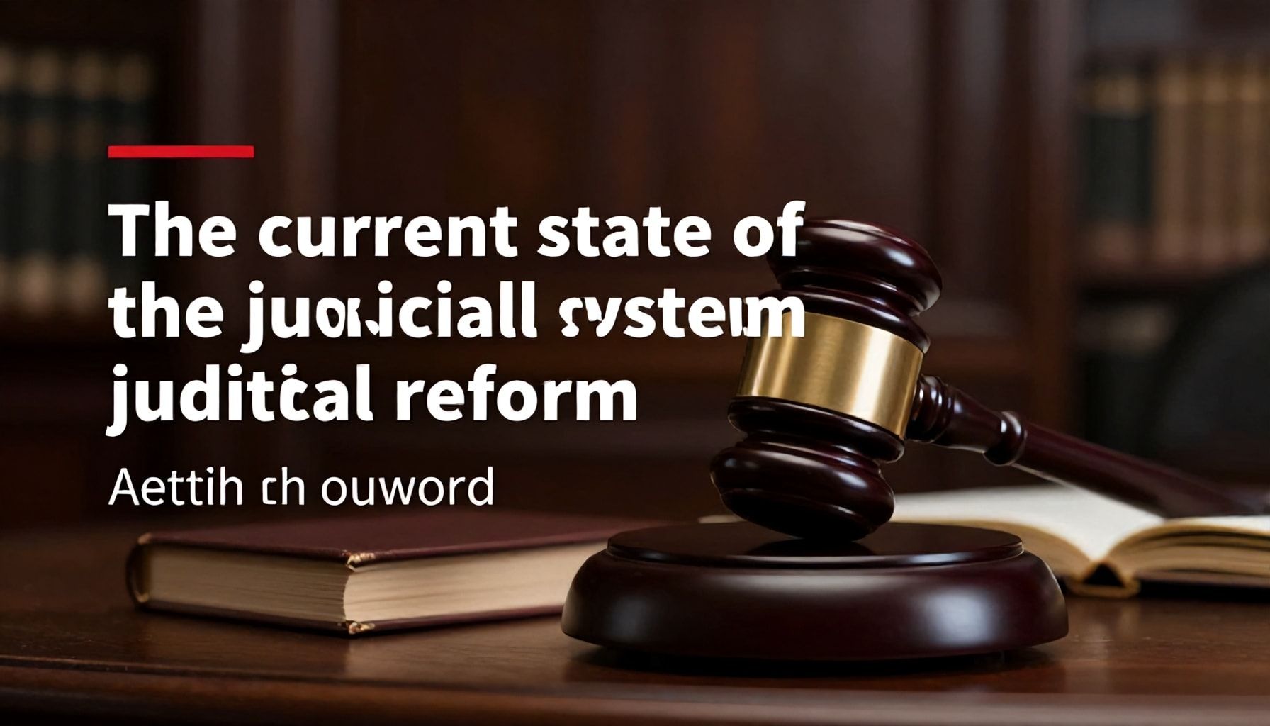 El estado actual del sistema judicial