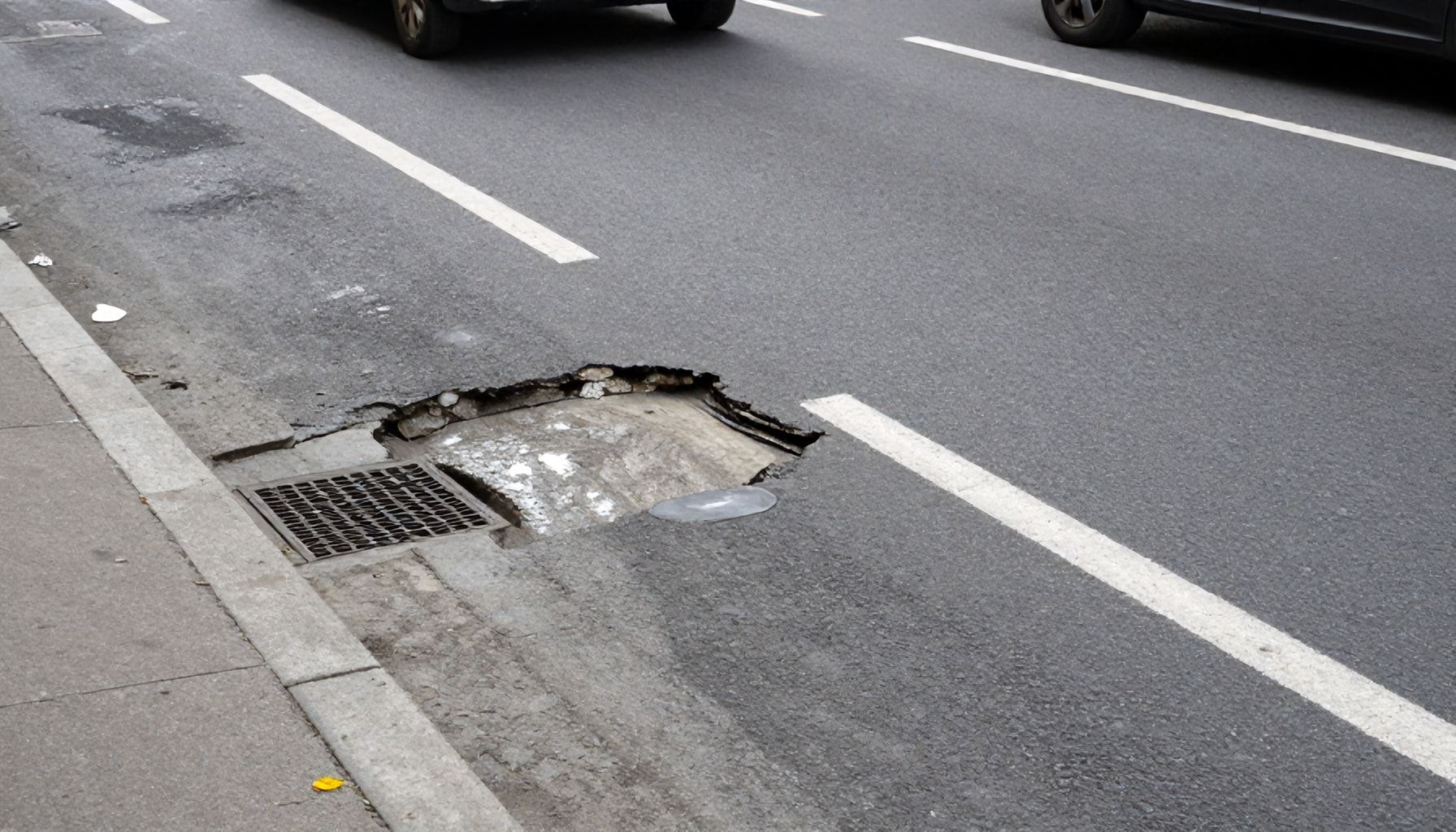 El estado de las calles en la ciudad