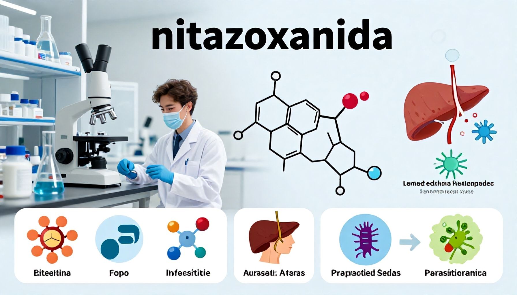 El origen de la nitazoxanida