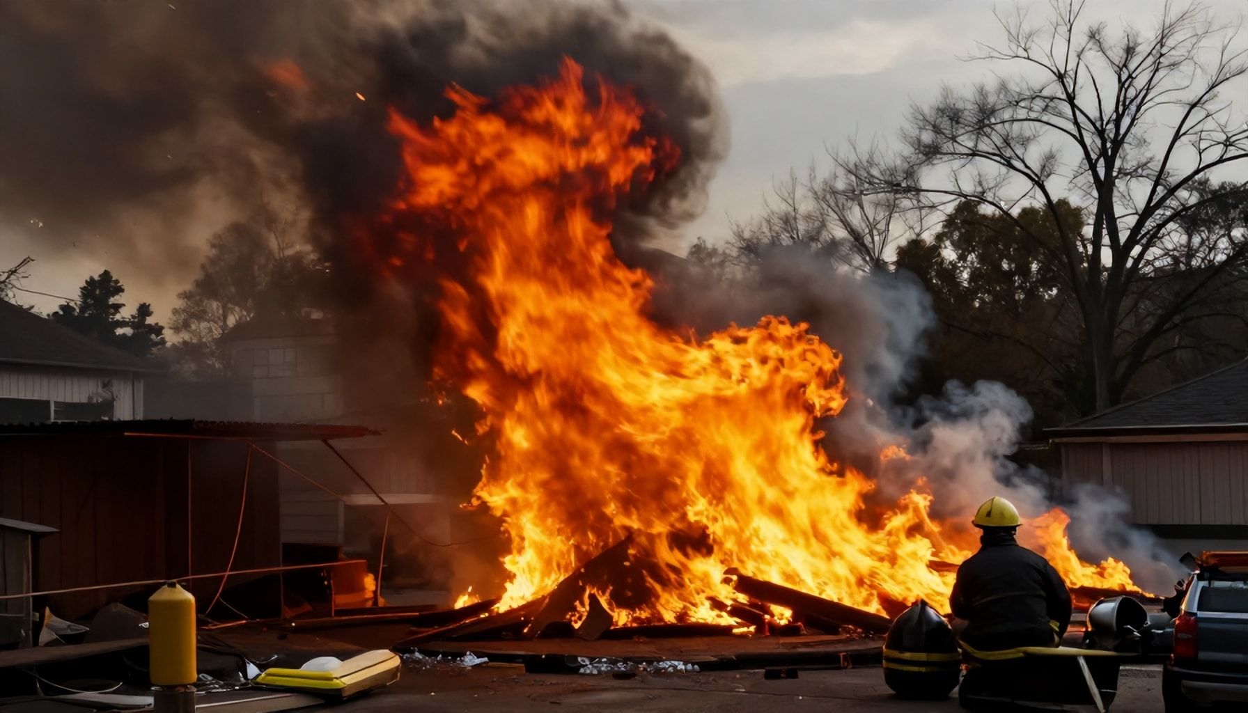 El origen del incendio en zona centro