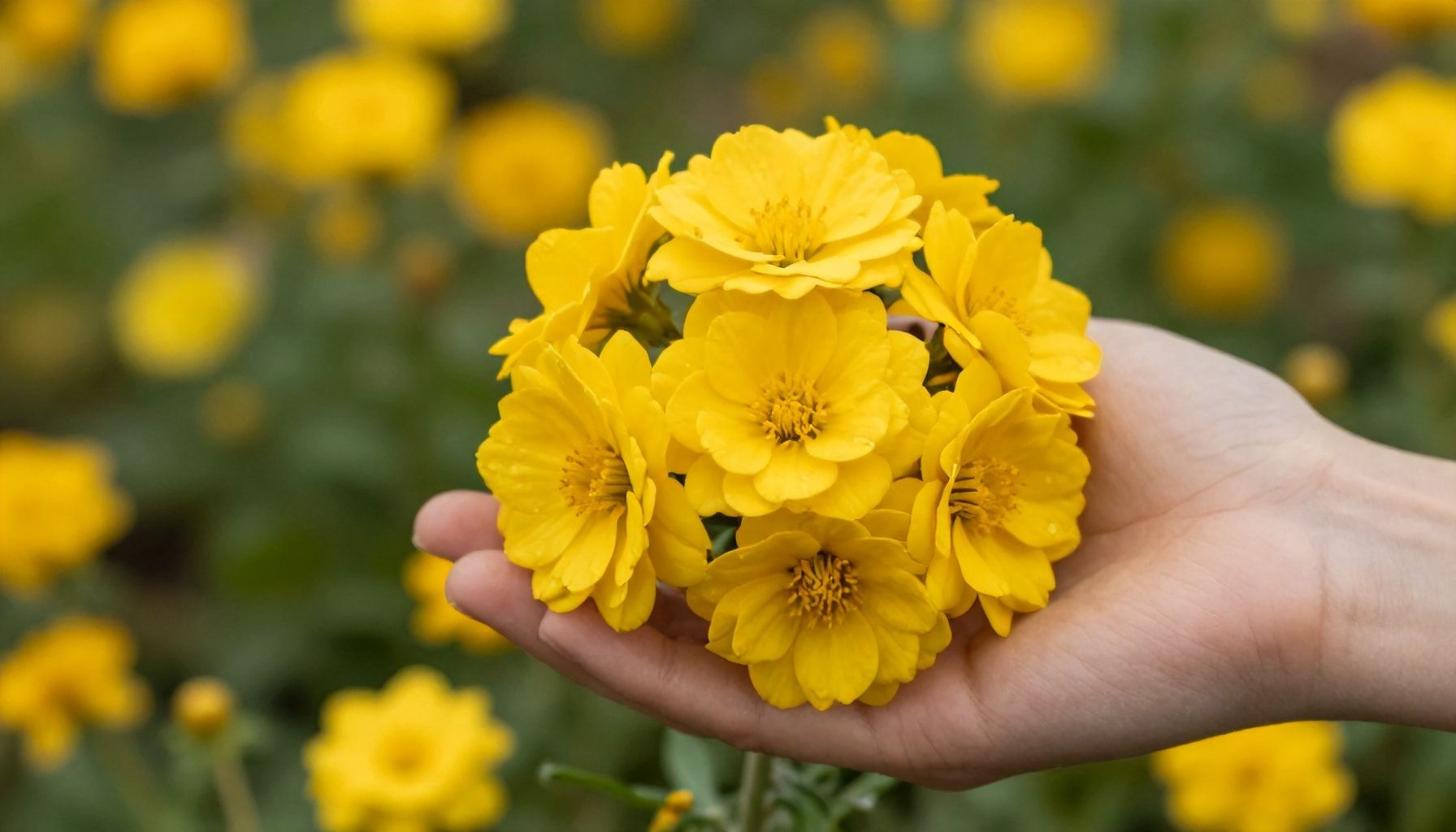 El simbolismo de las flores amarillas