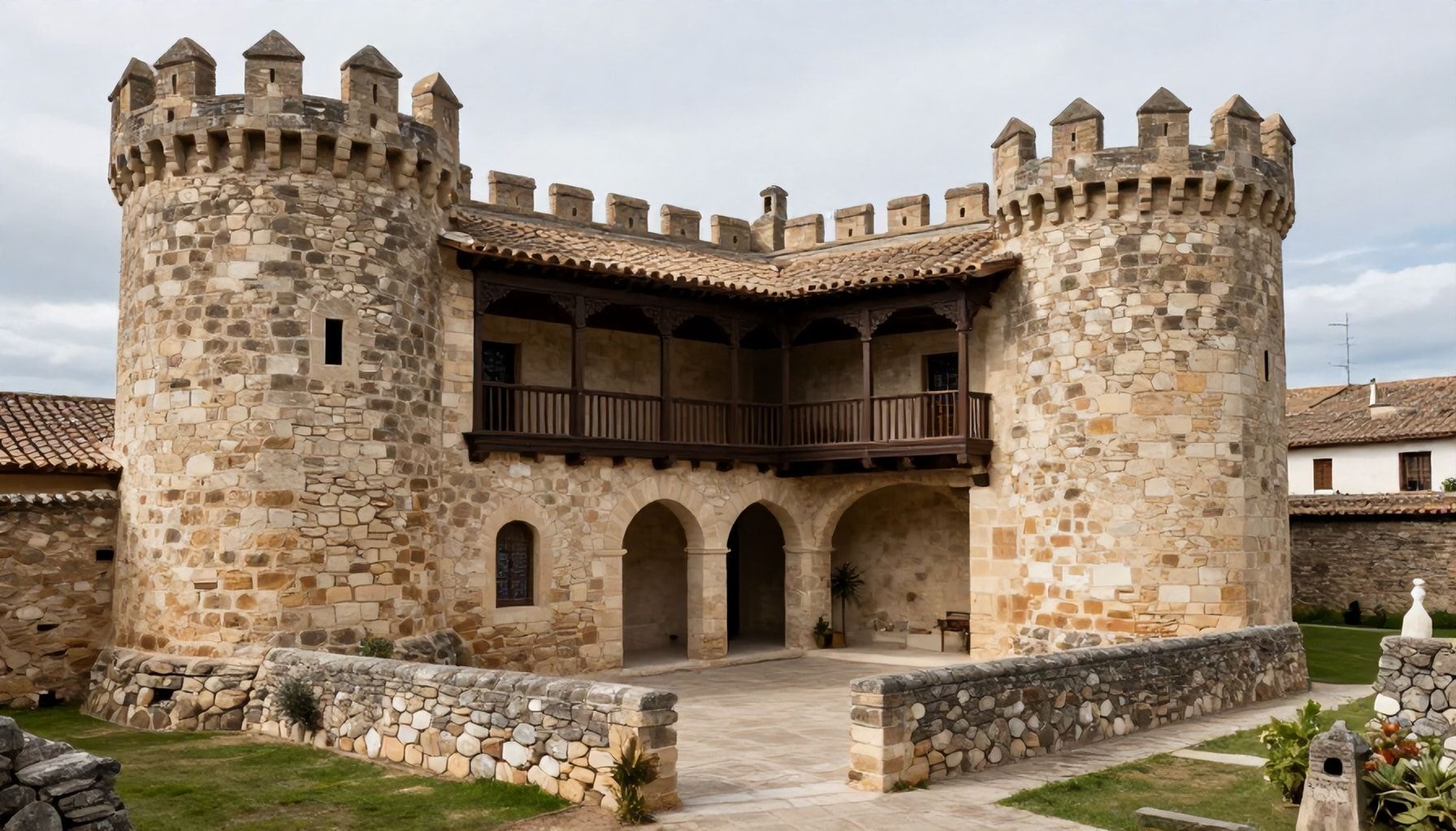 Estructura y características de la casa fuerte