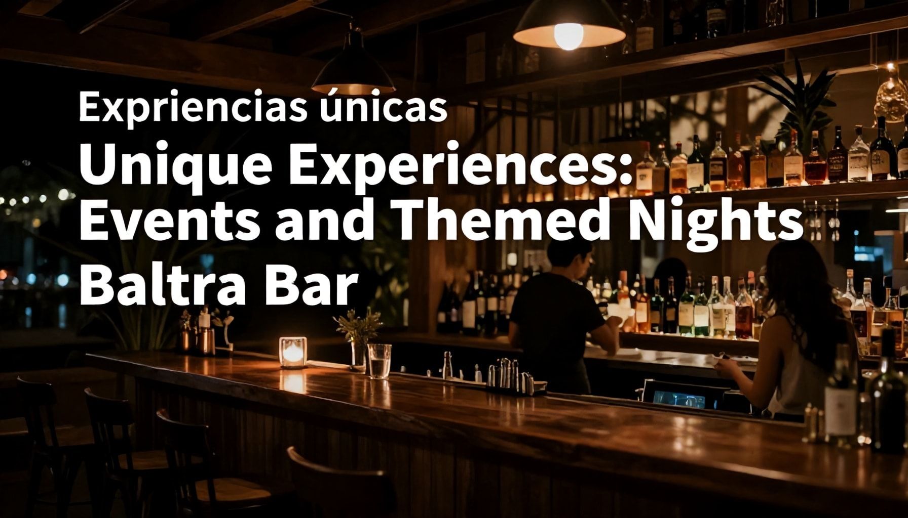 Experiencias únicas: eventos y noches temáticas