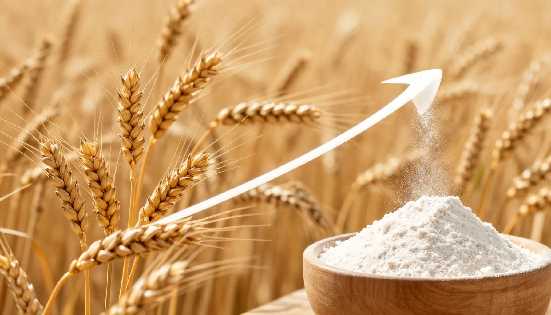 Factores que impulsan el alza del trigo