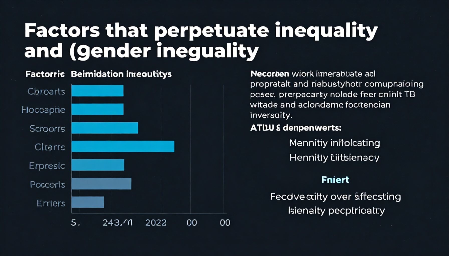 Factores que perpetúan la desigualdad