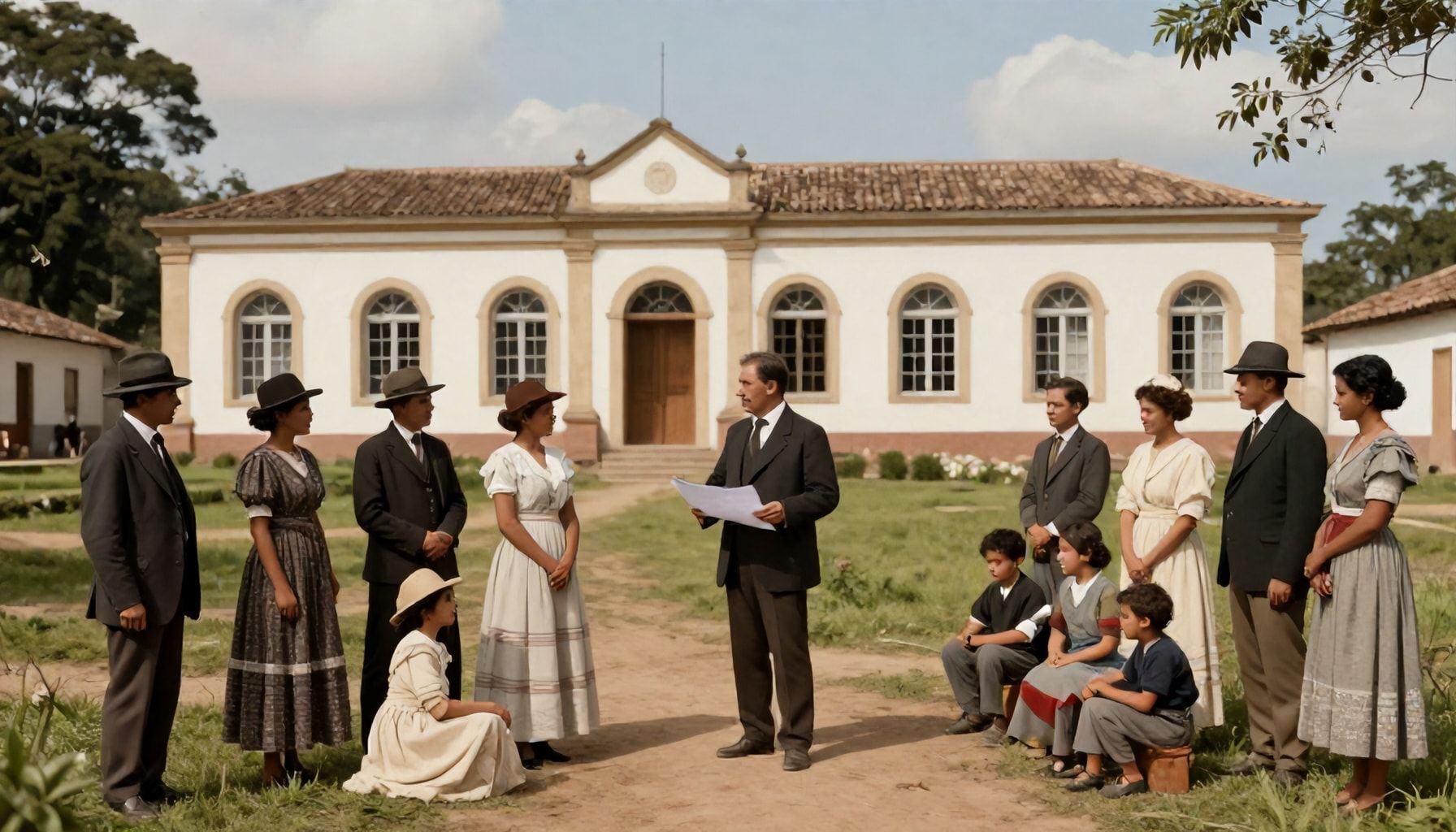 Fundación de hospitales y escuelas