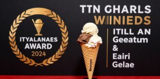 Gelato italiano gana premio internacional por tercer año consecutivo