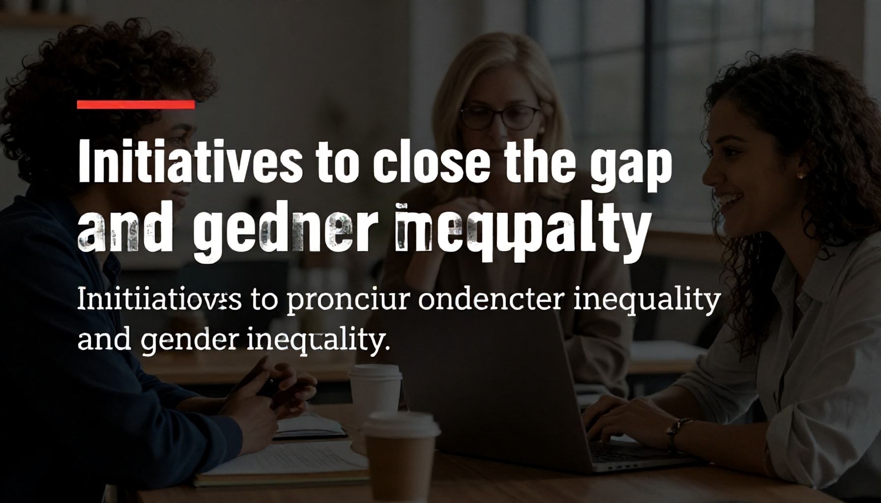 Iniciativas para cerrar la brecha