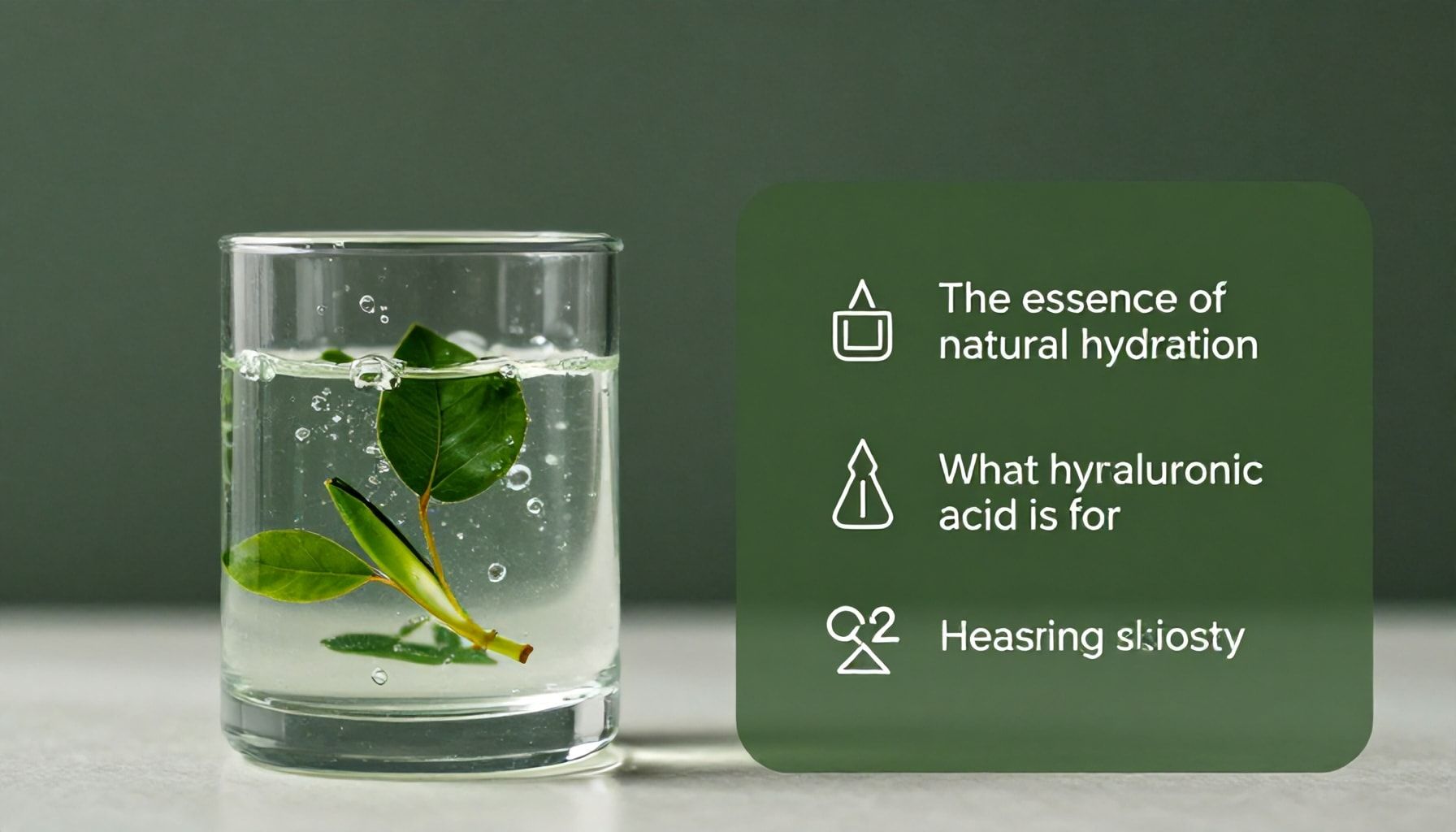 La esencia de la hidratación natural