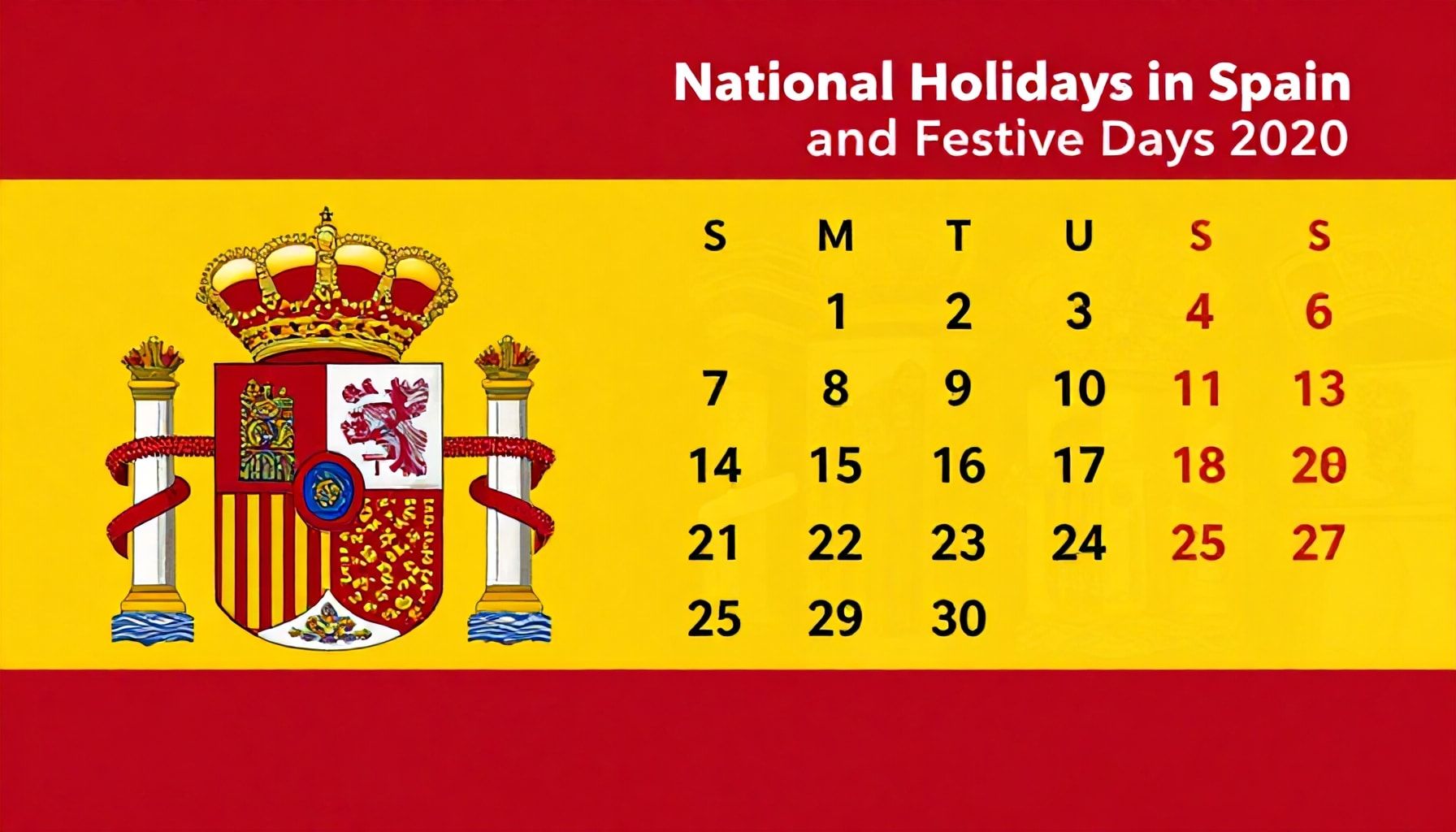 Los días festivos en España