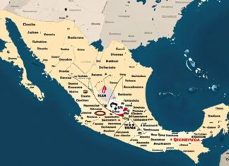 El mapa de apellidos más común en México revela 10 nombres predominantes