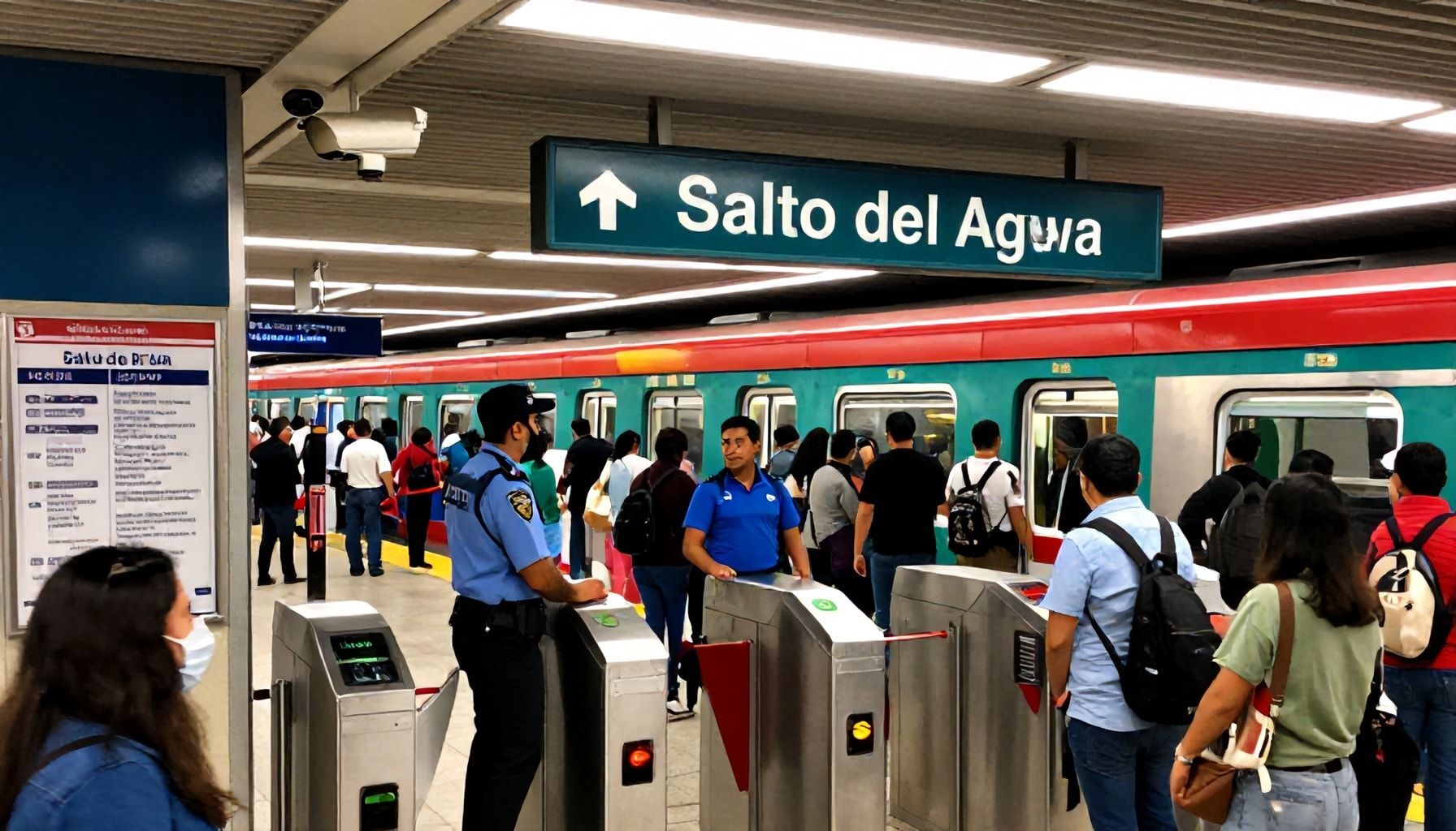 Medidas de seguridad en el Metro de la CDMX