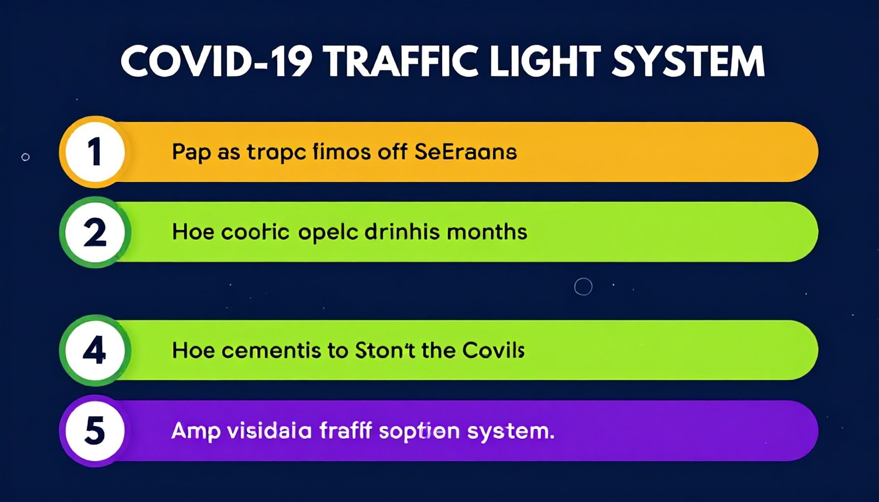 Medidas para los próximos meses