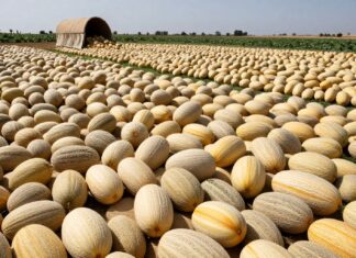 Cosecha récord de melones en Andalucía supera las 300.000 toneladas