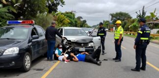 Tres heridos en choque múltiple en Pachuca-Puebla