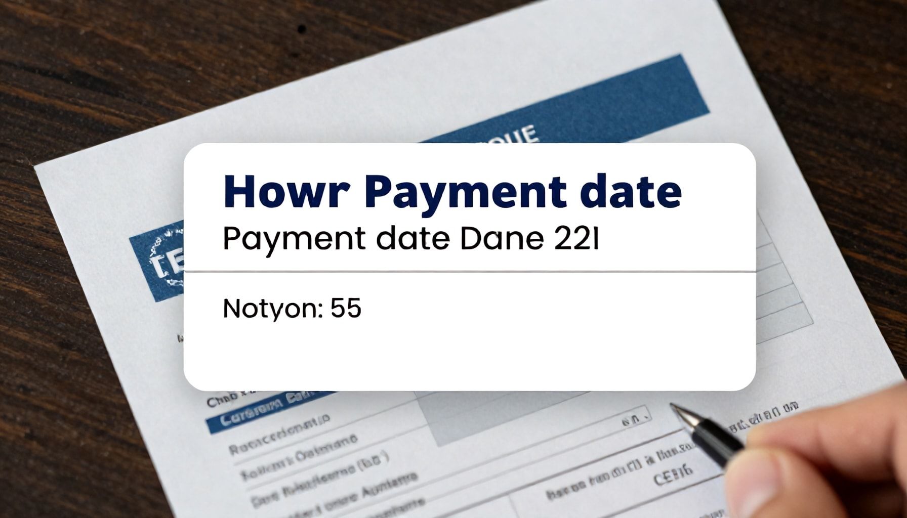 Pasos para verificar su fecha de pago