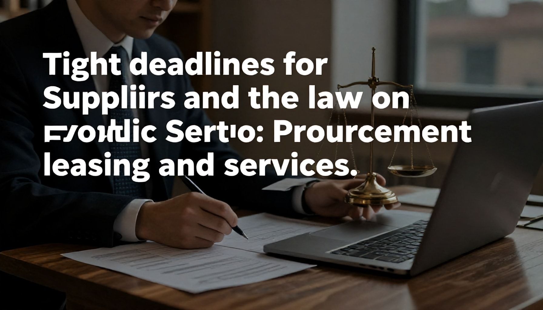 Plazos estrictos para proveedores