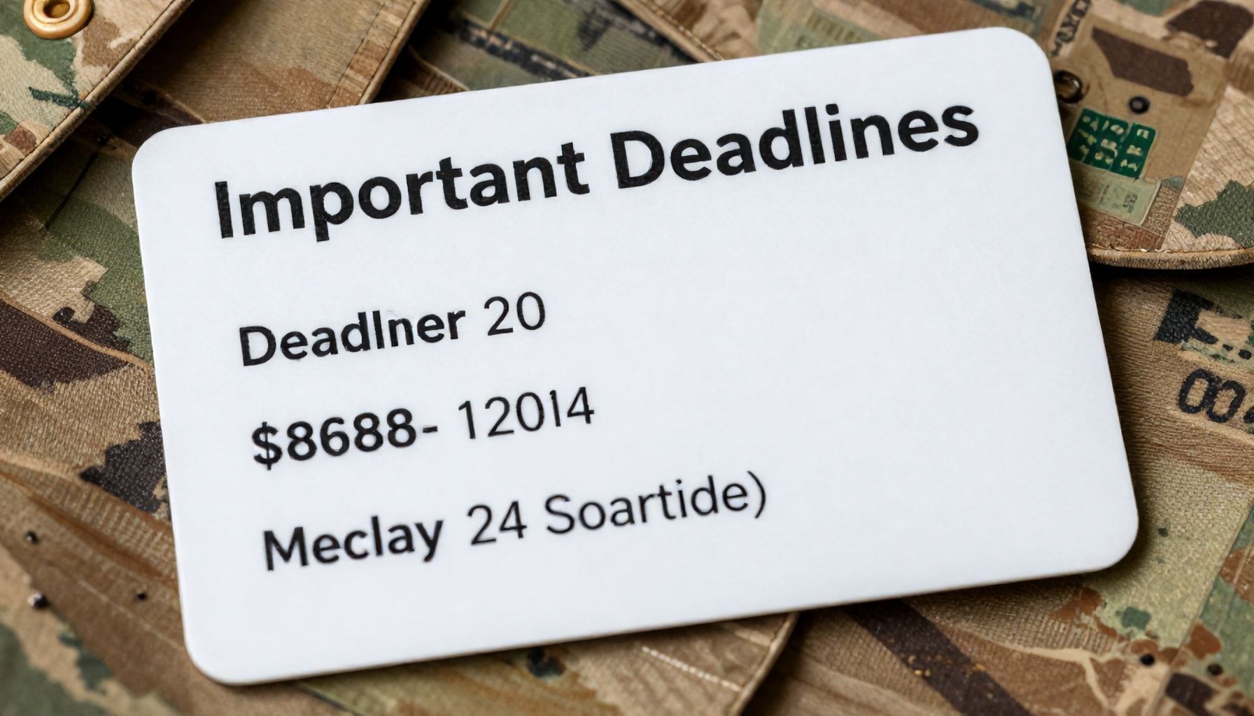 Plazos y fechas importantes a considerar