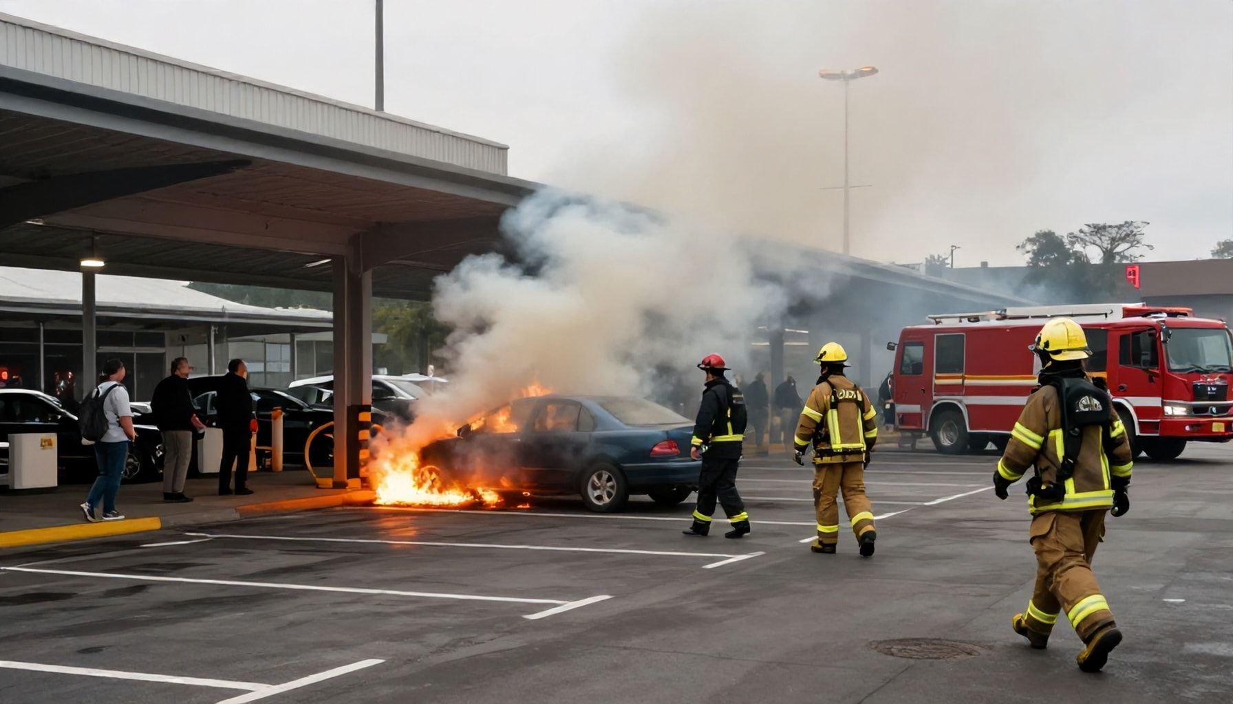 Primeros momentos del siniestro