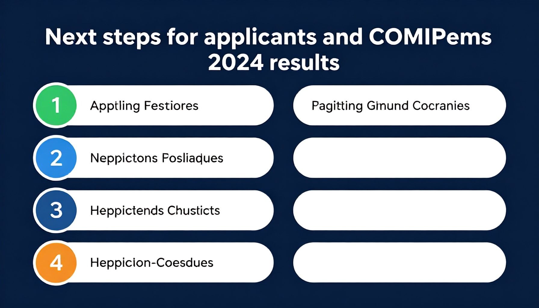 Próximos pasos para los aspirantes