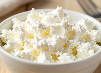 El queso cottage es una opción nutritiva con solo 90 calorías por porción de 100 gramos.