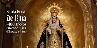 Santa Rosa de Lima celebra 300 años de historia y tradición