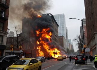 Incendio en zona centro deja 5 edificios afectados