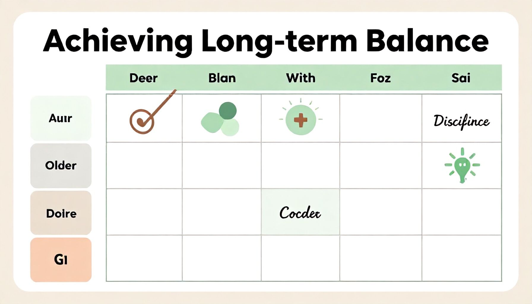 Alcanzar el equilibrio a largo plazo con disciplina y paciencia