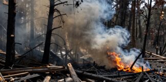 Un incendio devastador destruye 75 hectáreas de forestal en Arrayán, Chile