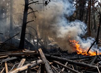 Un incendio devastador destruye 75 hectáreas de forestal en Arrayán, Chile