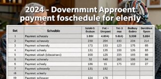 El gobierno aprueba calendario de pagos de adultos mayores para 2024