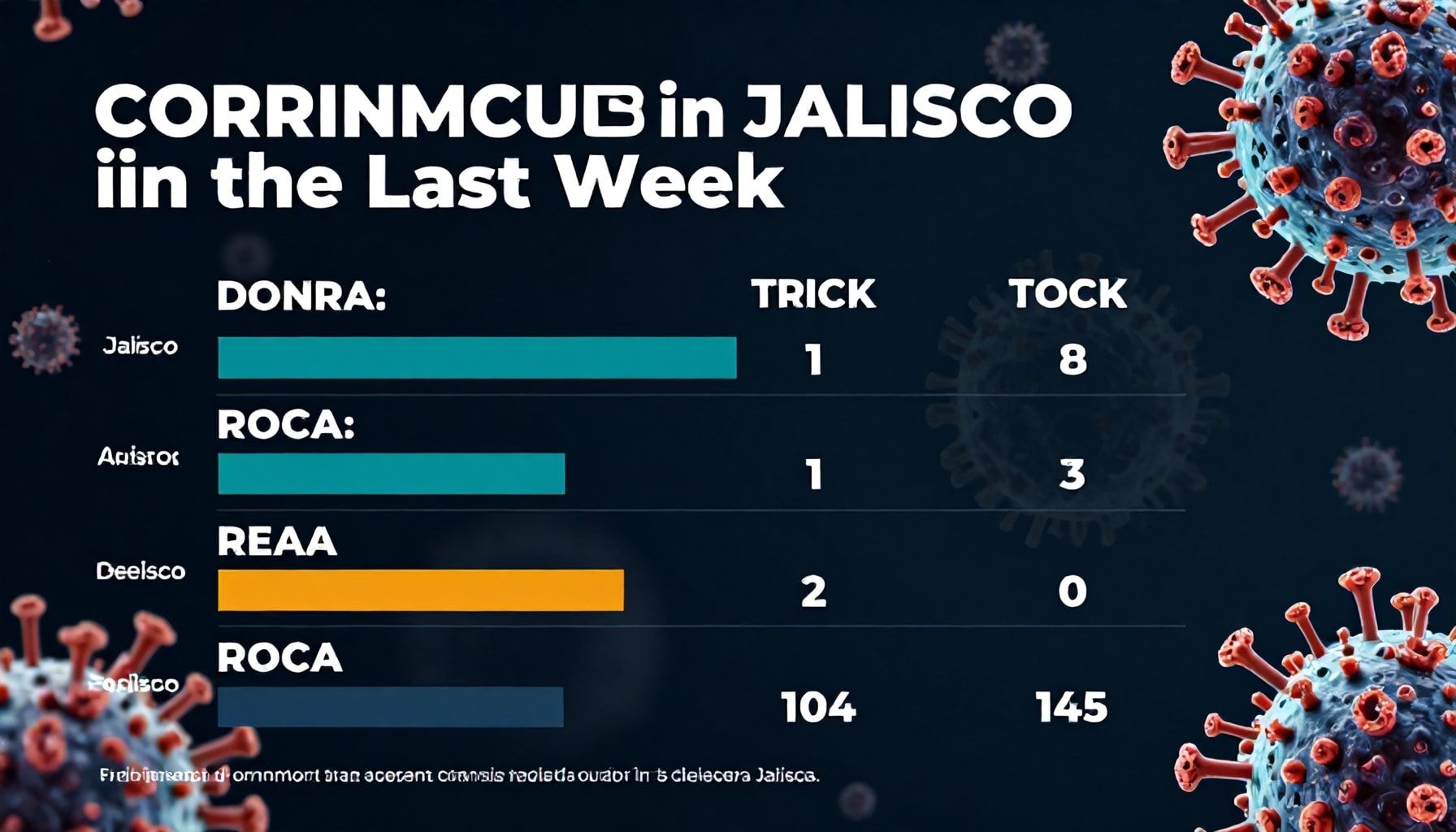 Casos confirmados en la última semana: estadísticas alarmantes