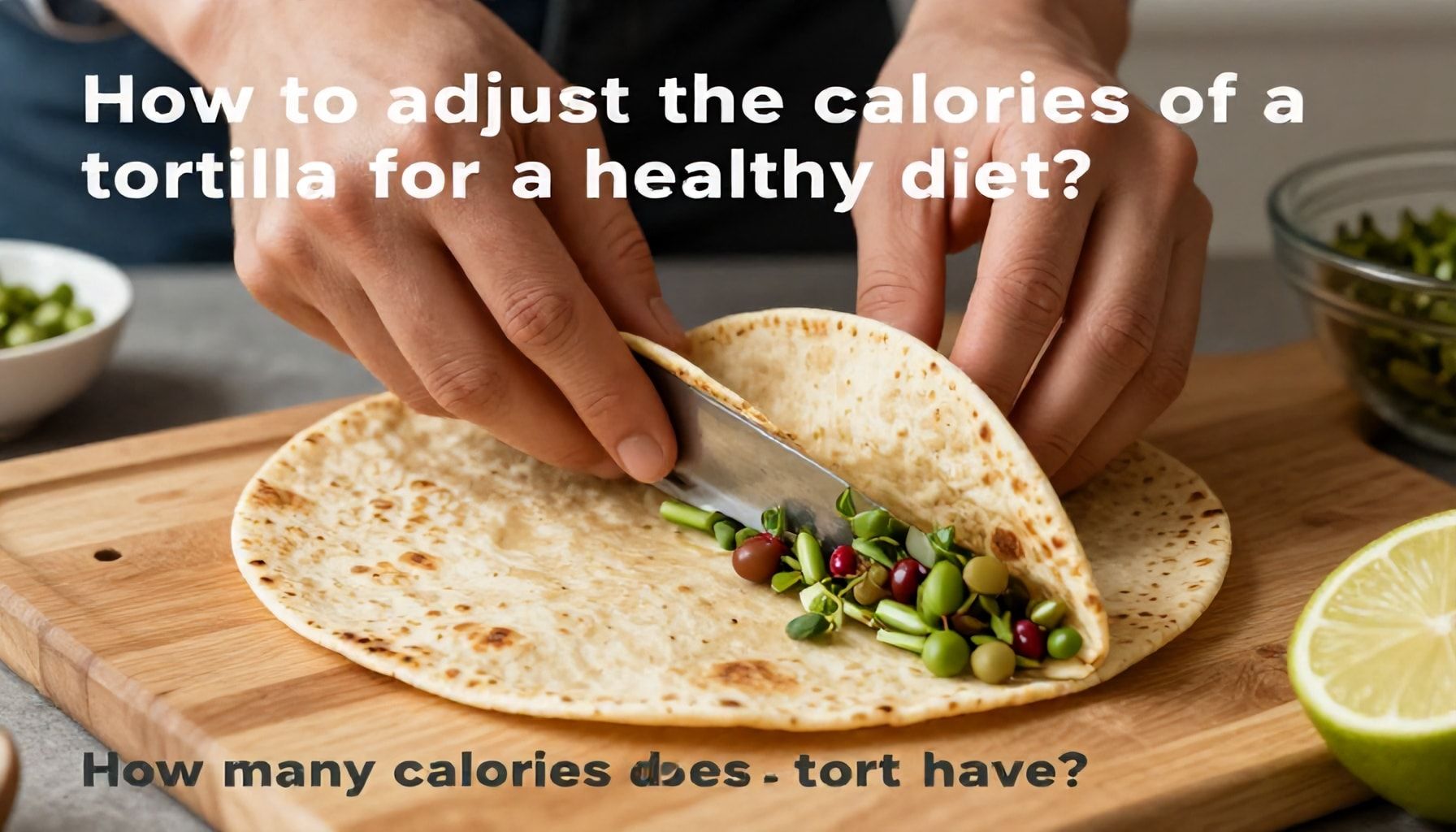 ¿Cómo ajustar las calorías de una tortilla para una dieta saludable?