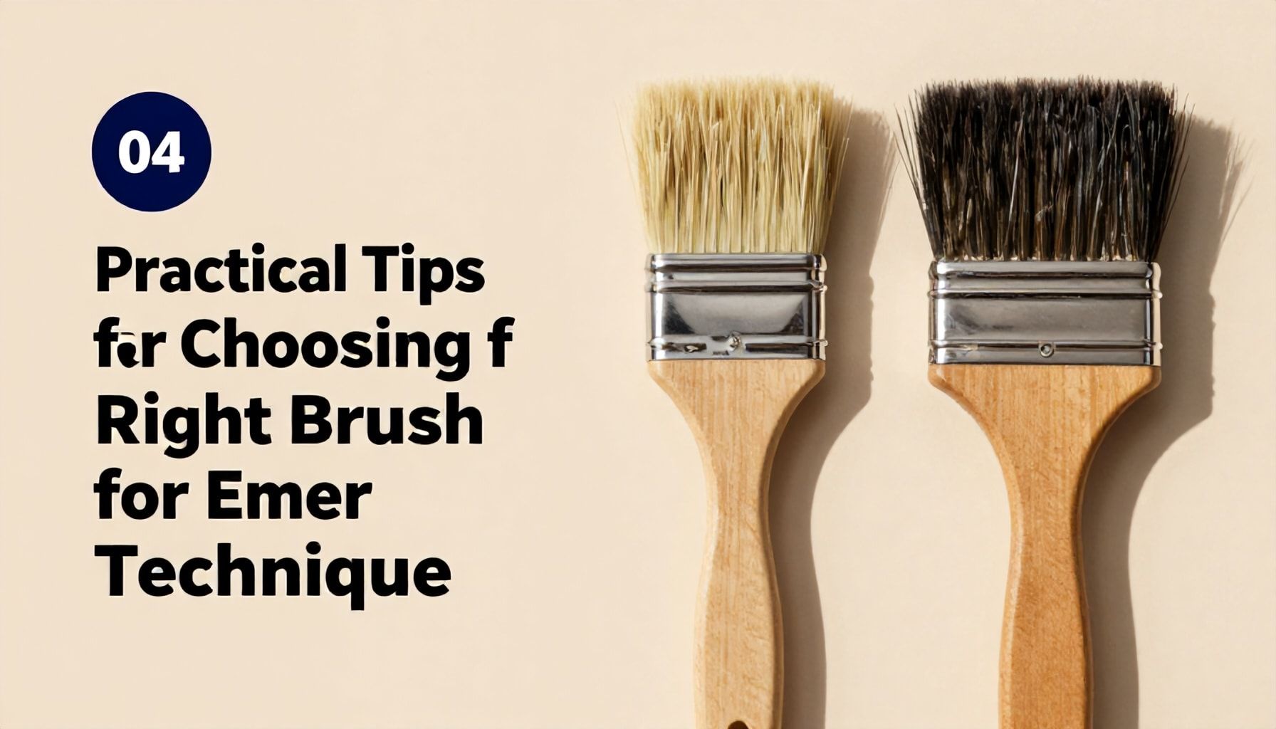 Consejos prácticos para elegir el pincel adecuado para cada técnica