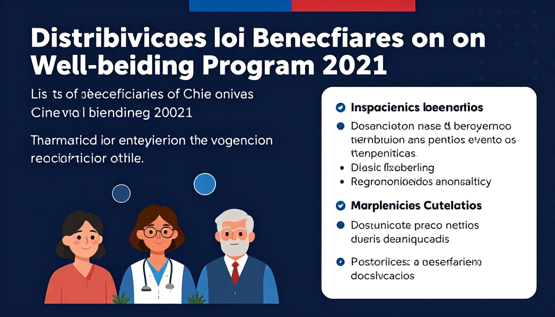 Detalles sobre la distribución de los beneficios en Chile