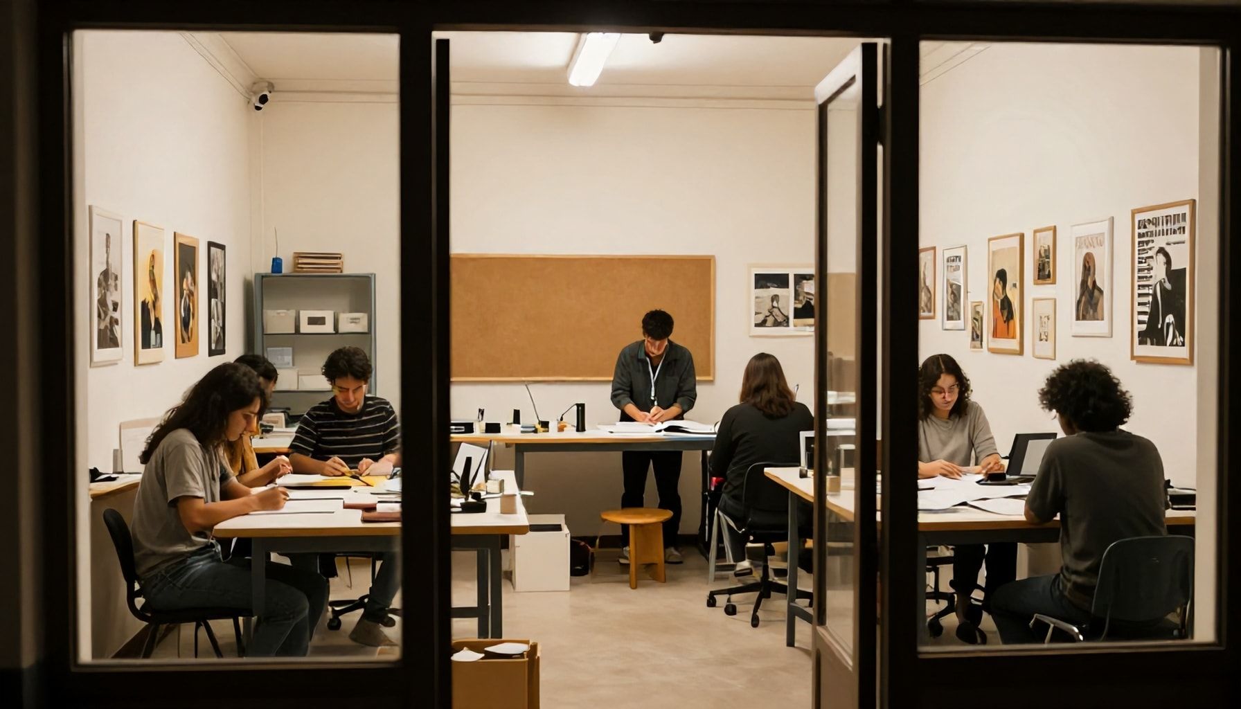 Detrás de las puertas del teatro, un laboratorio de arte