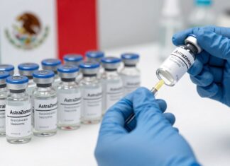 Un millón de dosis de la vacuna AstraZeneca se administran en México tras aprobación regulatoria