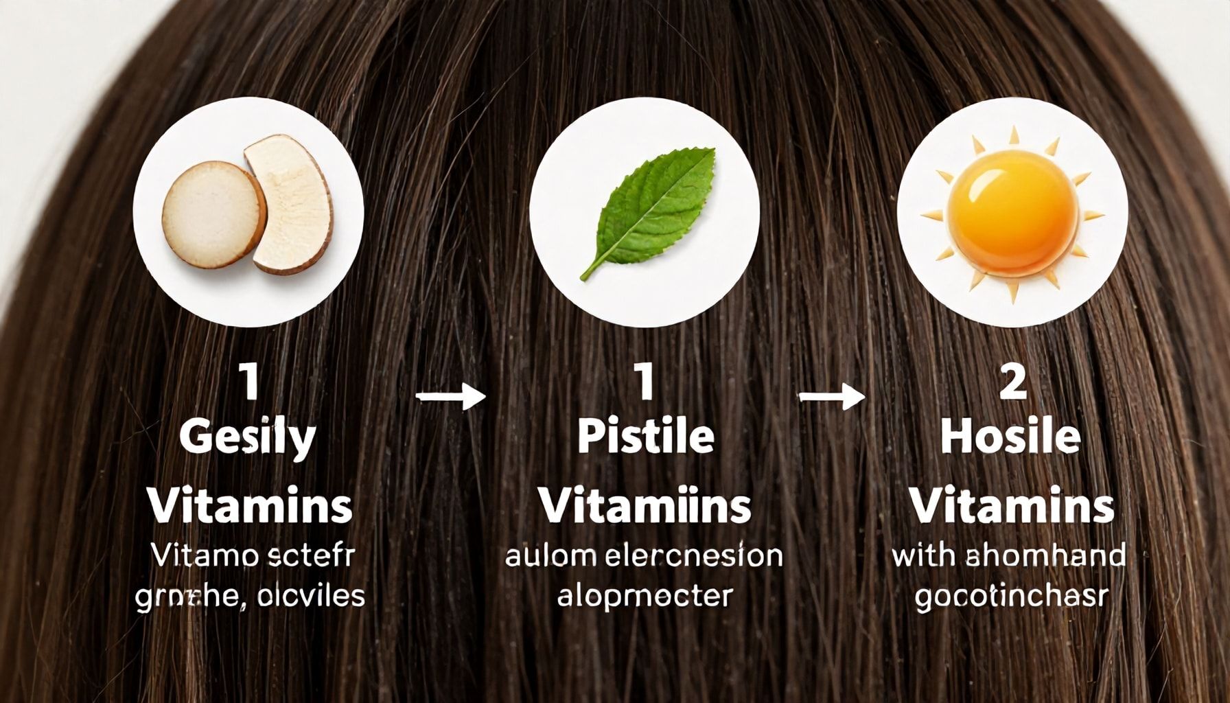 Efectos de las vitaminas sobre crecimiento del cabello
