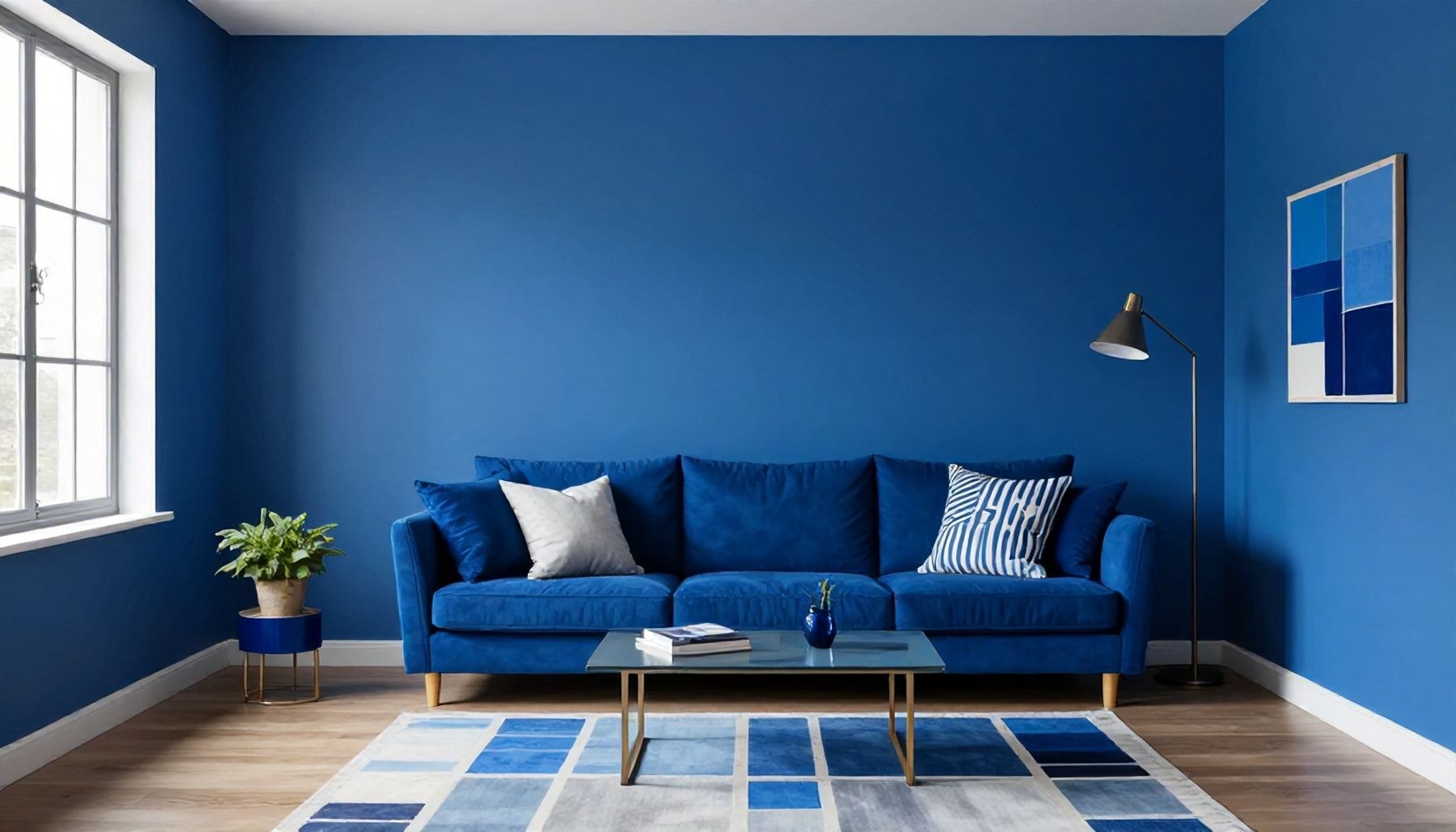 6 colores que combinan perfectamente con el azul para decorar interiores 1 El azul en el hogar: una paleta de colores infinita