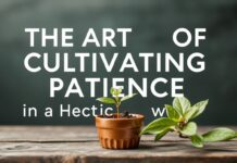 El Arte de Cultivar la Paciencia en un Mundo Apresurado The Art of Cultivating Patience in a Hectic World