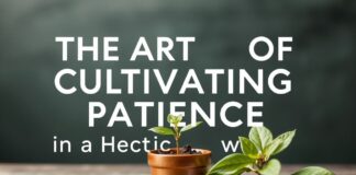 El Arte de Cultivar la Paciencia en un Mundo Apresurado The Art of Cultivating Patience in a Hectic World
