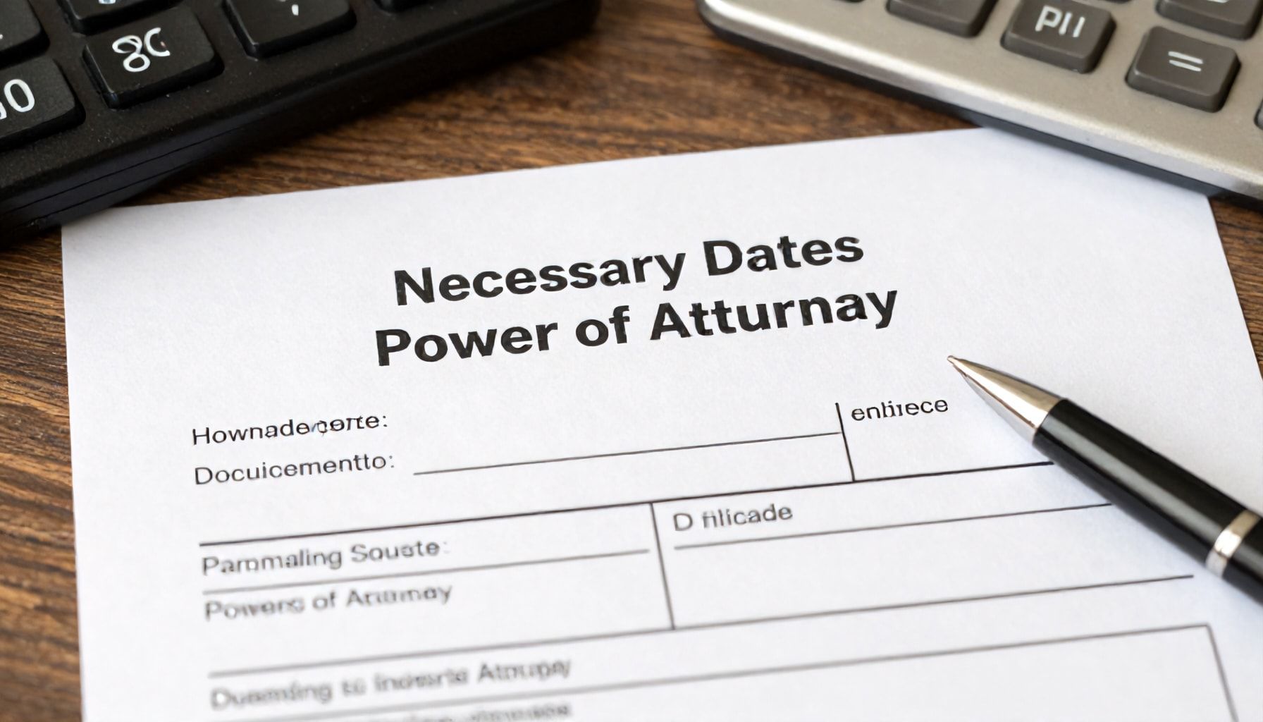 Fechas y documentos necesarios para la carta poder